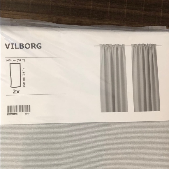 Accents Ikea Gray Curtains Poshmark